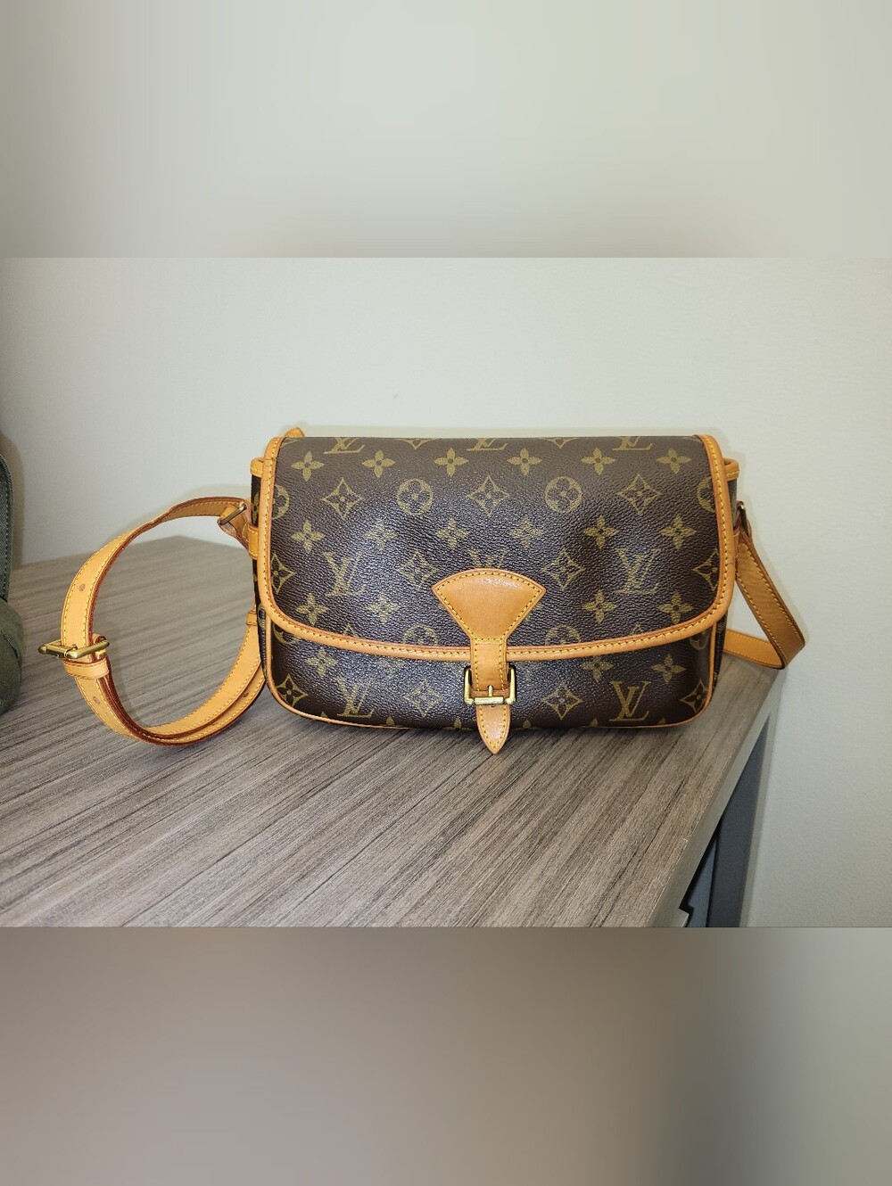 Louis Vuitton Vintage Sologne Monogram Crossbody Bag Made In France